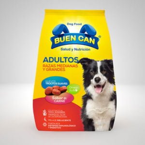 Buen Can Adultos Razas Mediana y Grande, sabor a carne