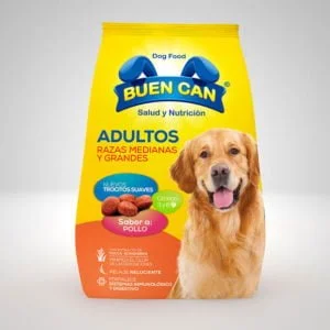 Buen Can Adultos Razas Mediana y Grande, sabor a pollo