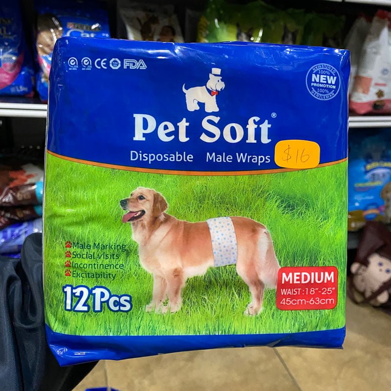Pañales para perros machos - Tienda de mascotas Super Pet