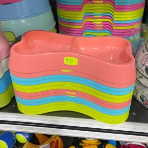 Plato doble forma de hueso